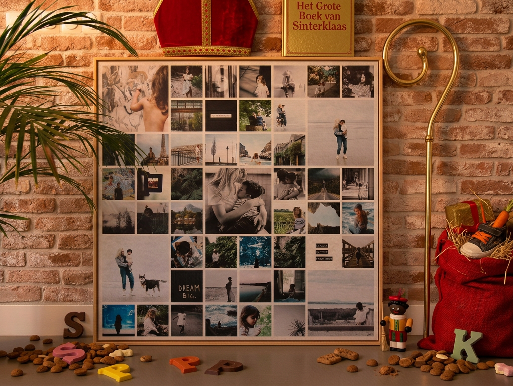 Sinterklaascadeau met een eigen foto: leuk voor onder het papier