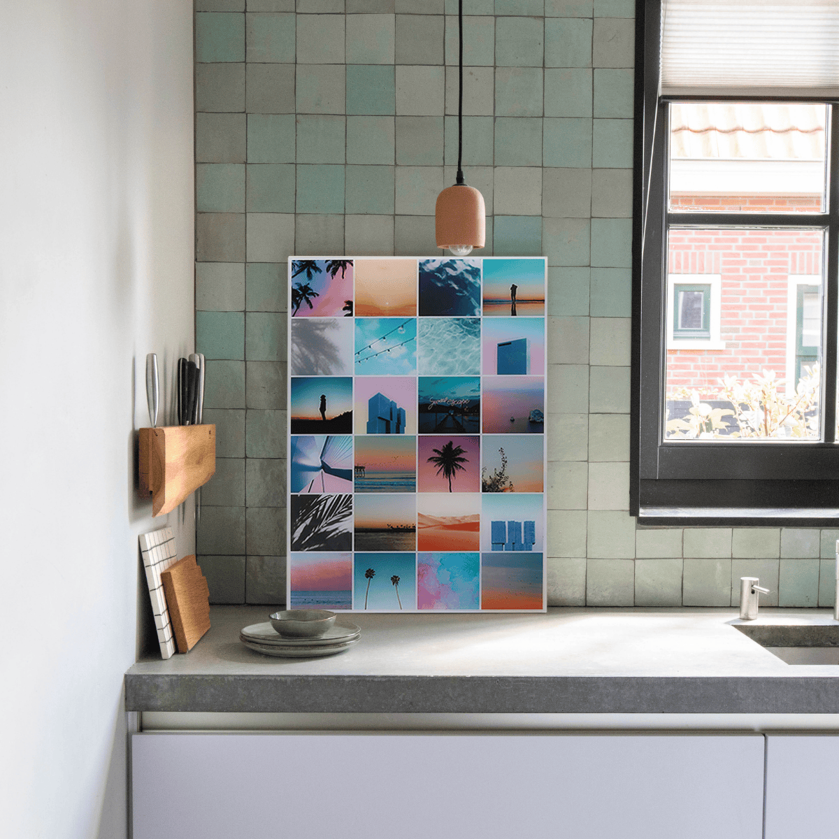 Portrait 3:4 print van Instawall Prints, 30x40 cm fotocollage op plexiglas met ophangsysteem
