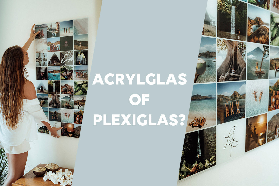 Jouw foto's afdrukken op acrylglas of op plexiglas?