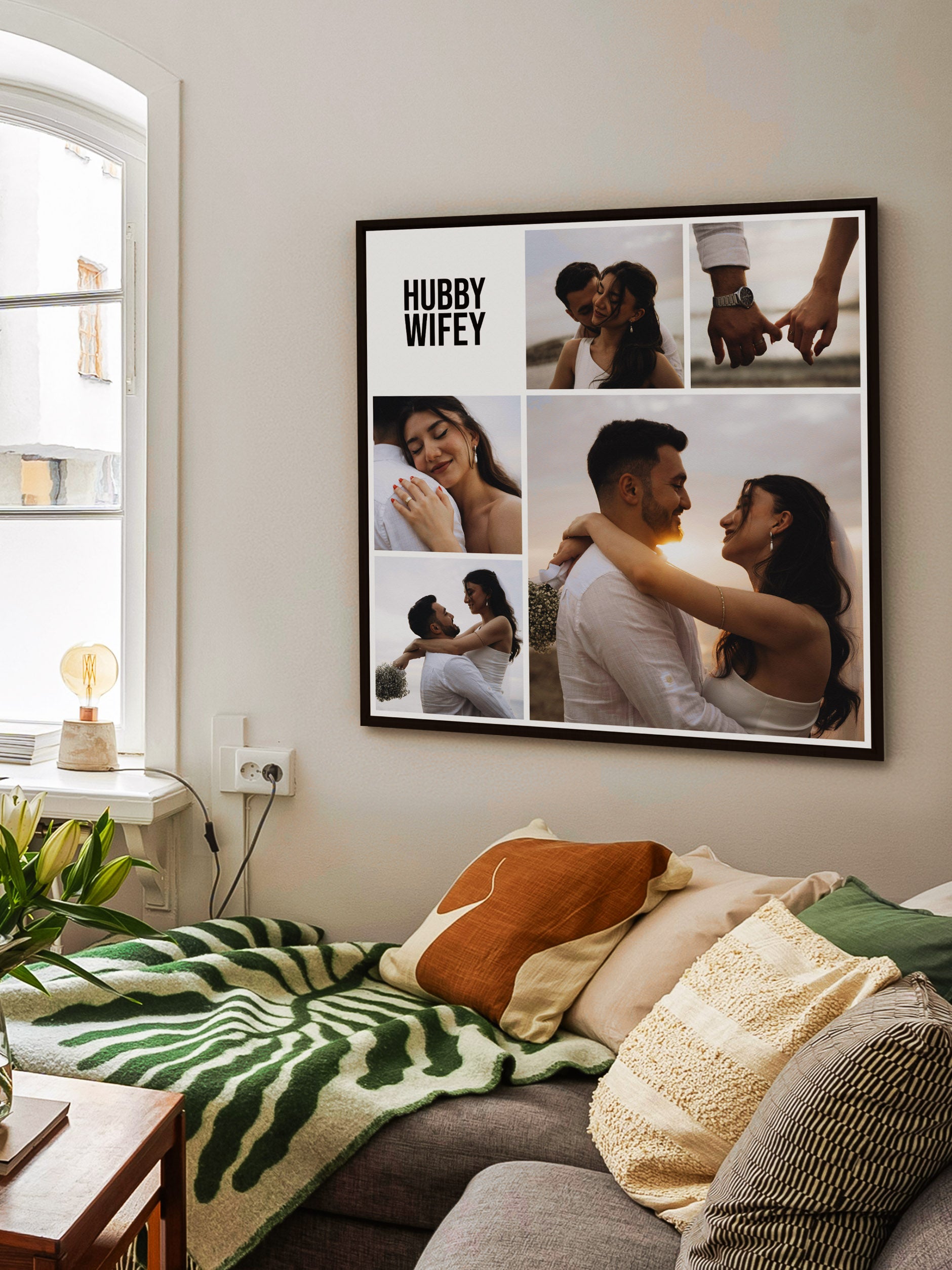 Creëer heel eenvoudig je eigen Instawall Instawall Print Instawall Prints 80x80 cm Akoestisch Vilt Baklijst zwart akp-80x80-rlzwaoi-mfotw