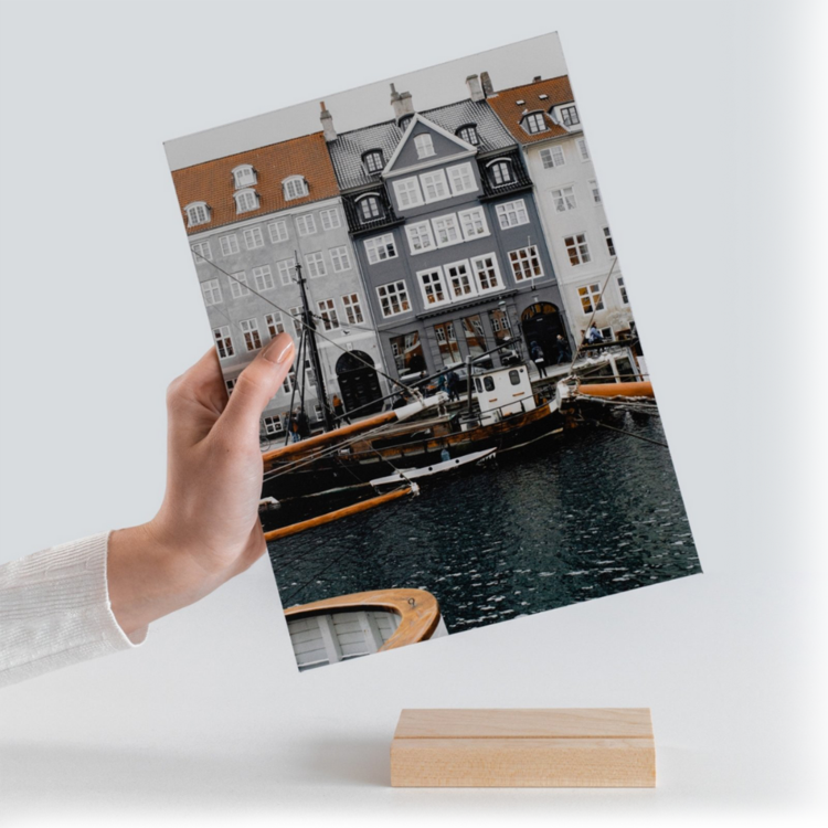 Print in houten fotohouder Print Instawall Prints   