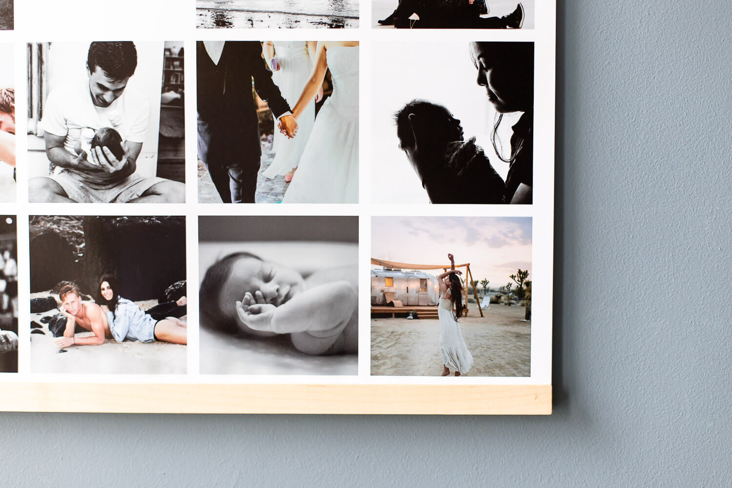 Creëer heel eenvoudig je eigen Instawall Instawall Print Instawall Prints 100x100 cm Poster Posterhanger 100 cm poster-100-100-instawall_msys_wood_100