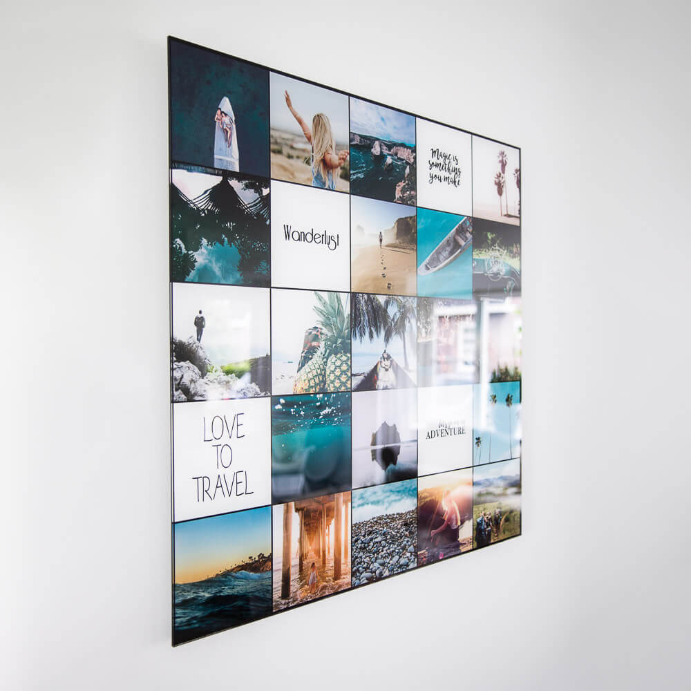 Instawall Plexiglas Square | 1:1 Instawall Plexiglas Instawall Prints 60x60 cm Plexiglas Inclusief ophangsysteem plg-60-60-map