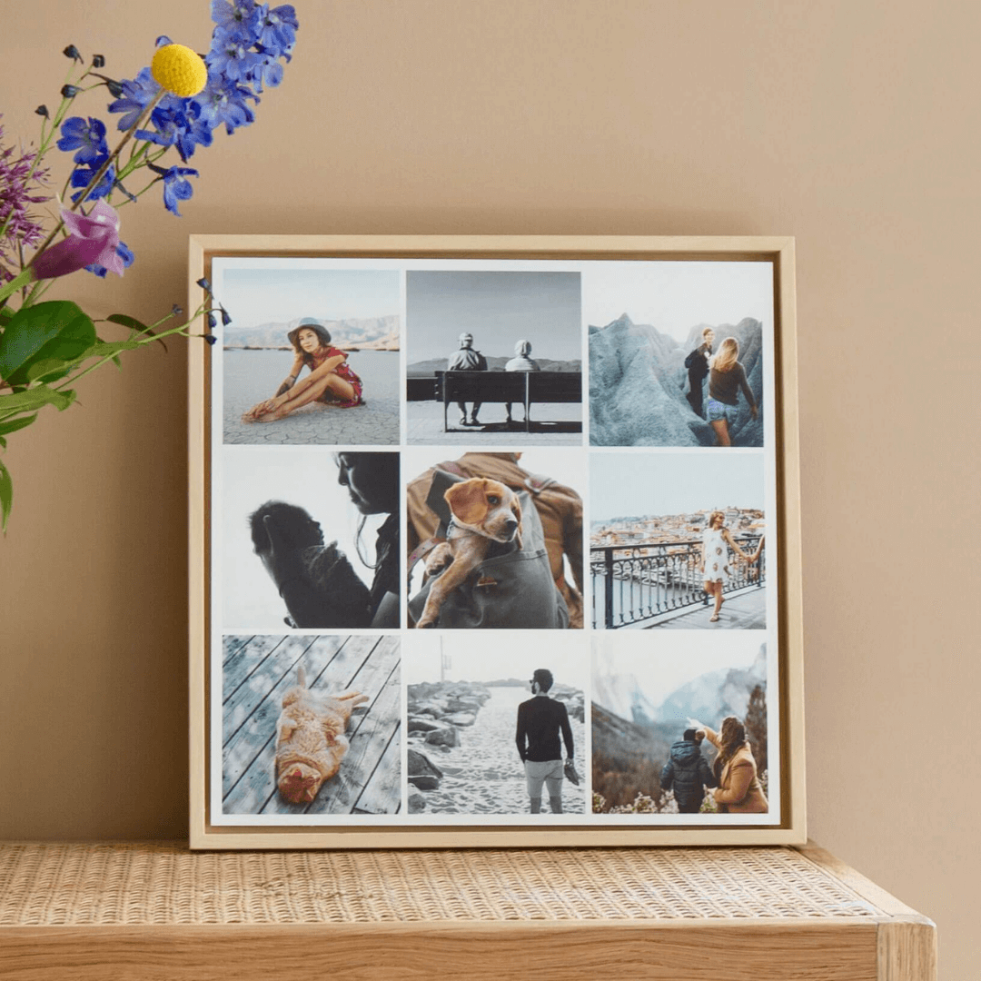 Creëer heel eenvoudig je eigen Instawall Instawall Print Instawall Prints 60x60 cm Aluminium Baklijst blank dbw-60-60-bakbl